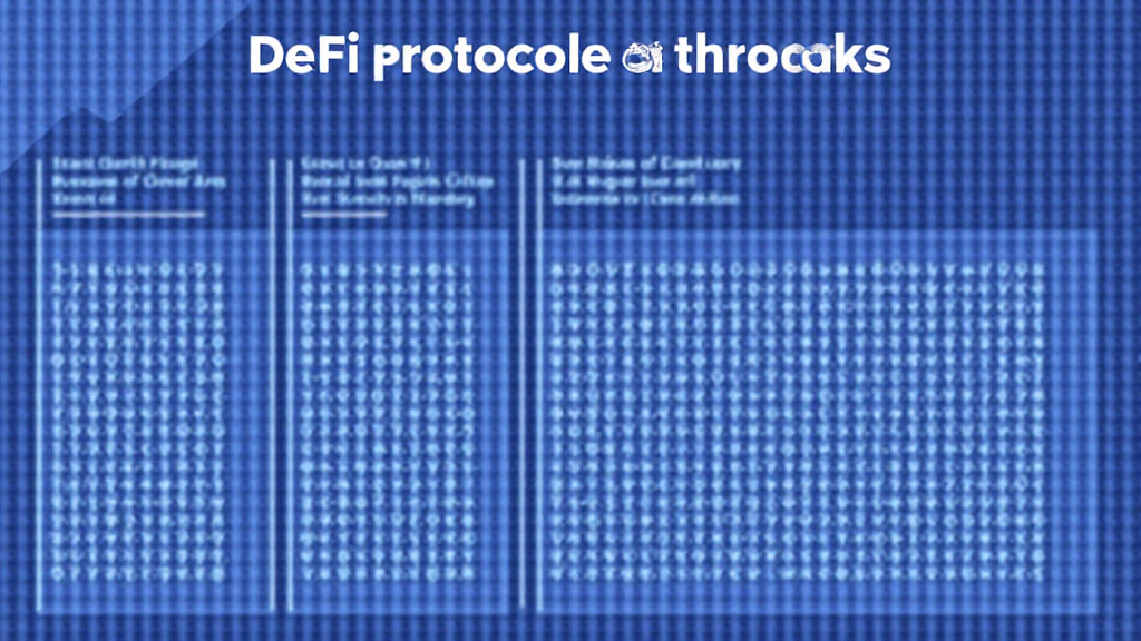 DeFi protocols list